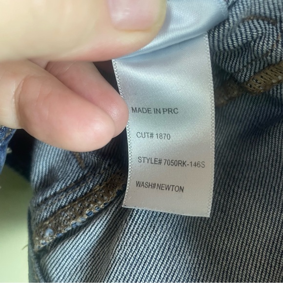 Articles of Society Blue Jean Denim Frayed Edge Jacket Sz Medium - Picture 7 of 14